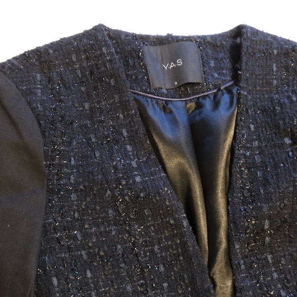 Tweed jacket blue/black/silver - Picture 8 of 9